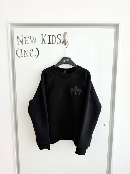 Chrome Hearts Triple Cross Patched Crewneck