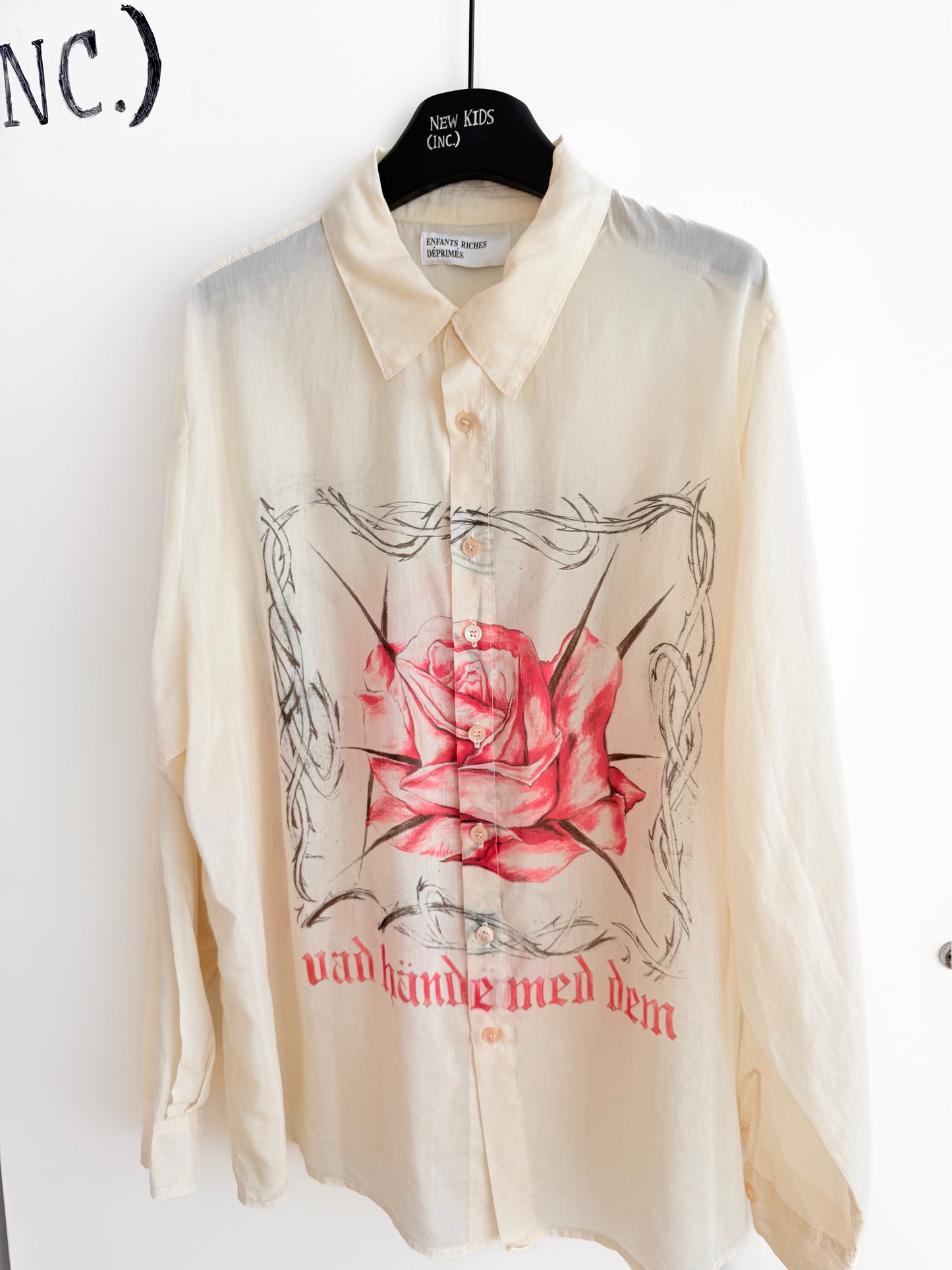 Enfants Riches Deprimes Roses Button Up Shirt
