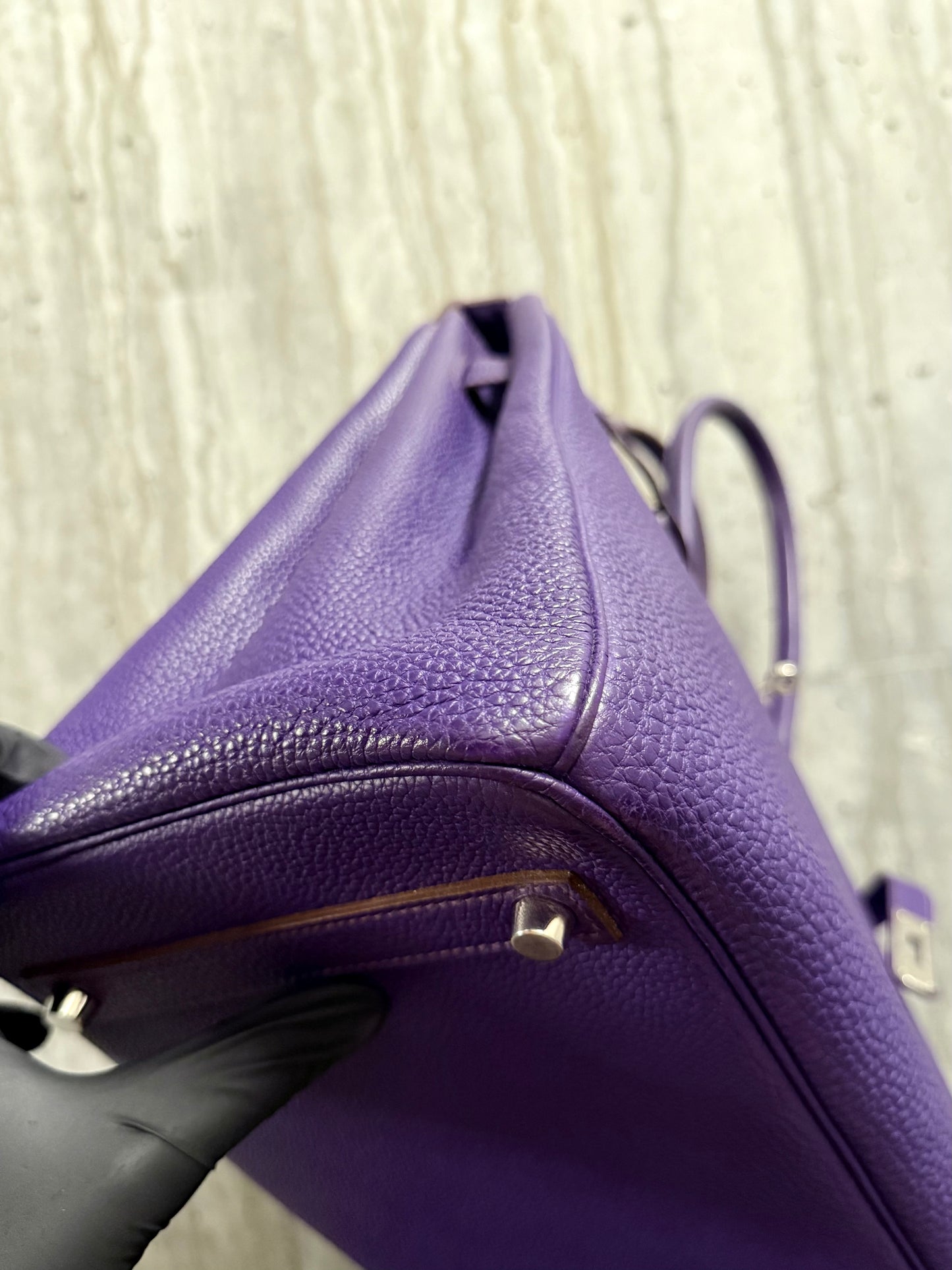 Hermes Togo Birkin 35 Iris