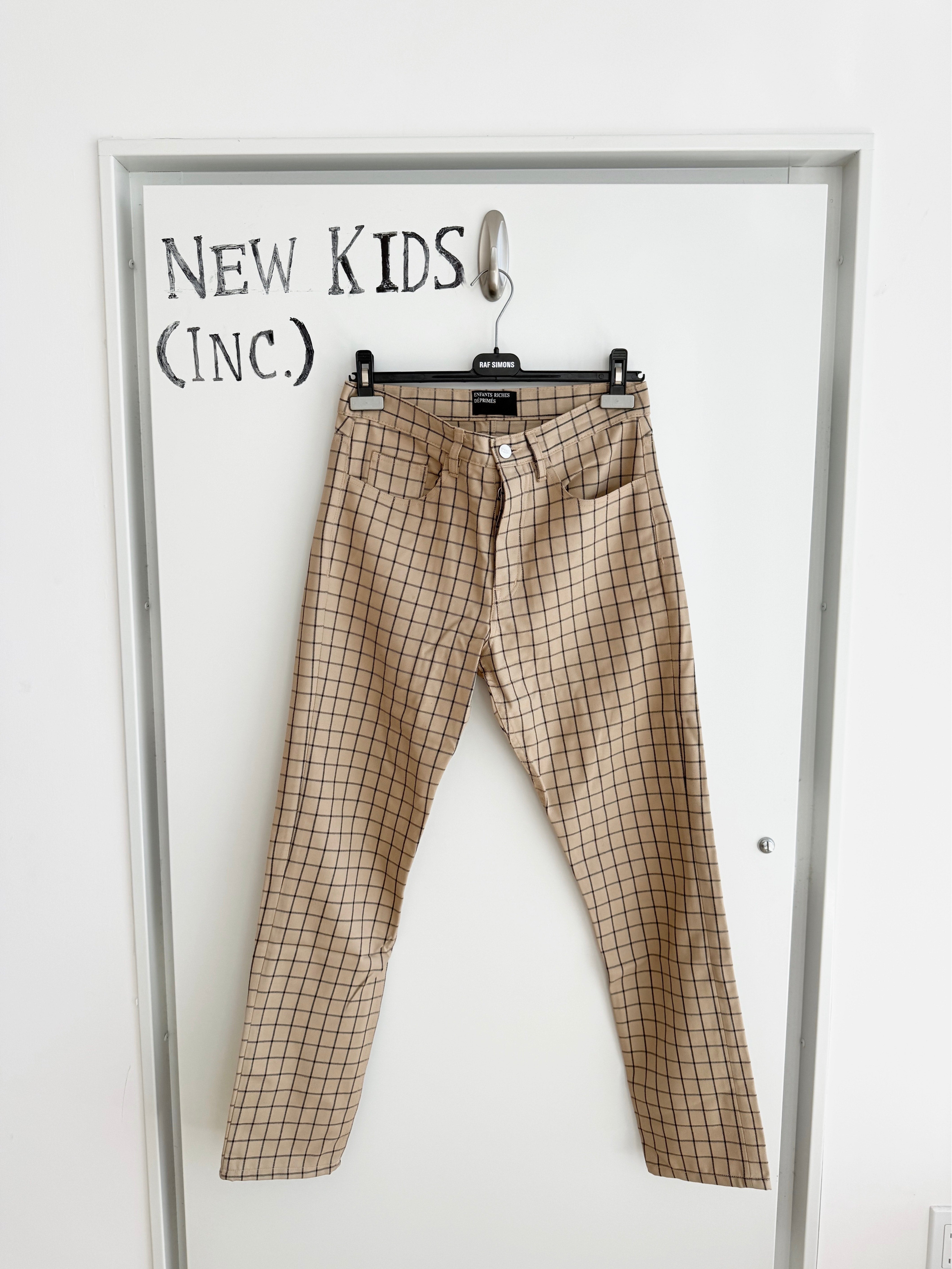 Enfants Riches Deprimes Checkered Plaid Pants Pants