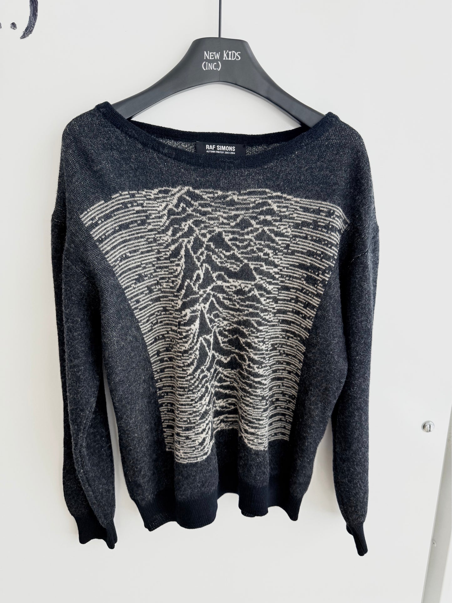 Raf Simons Closer Unknown Pleasures Sweater