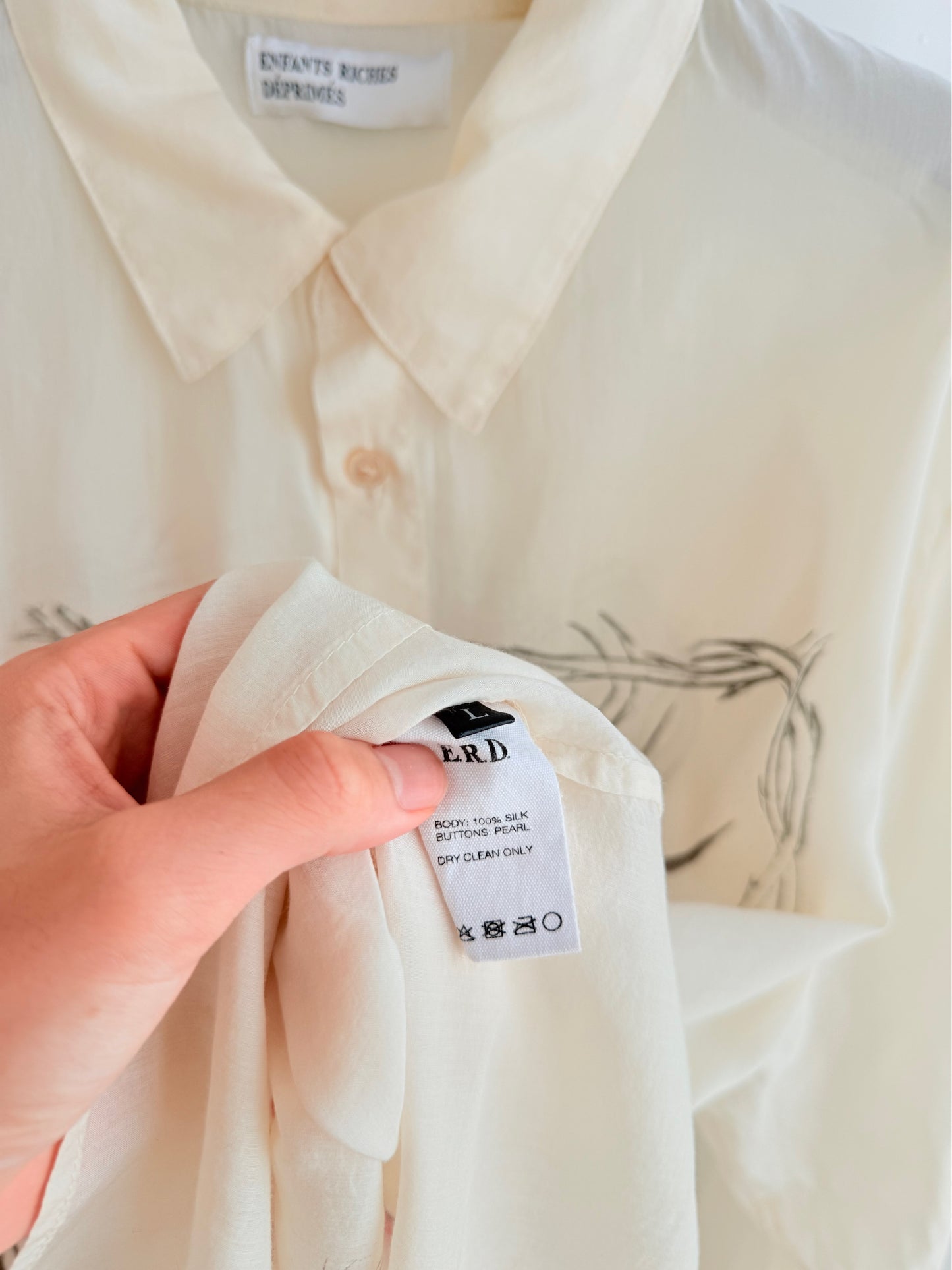 Enfants Riches Deprimes Roses Button Up Shirt