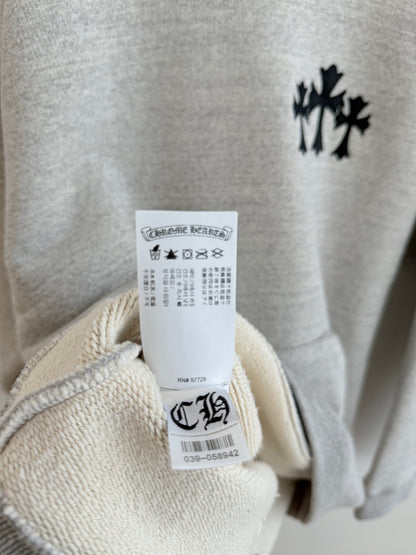 Chrome Hearts triple Cross Patched Hoodie