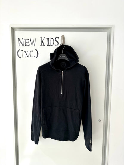 Chrome Hearts Cross Patched& jewelry Half zip up Hoodie