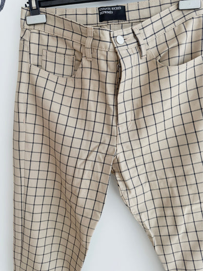 Enfants Riches Deprimes Checkered Plaid Pants Pants