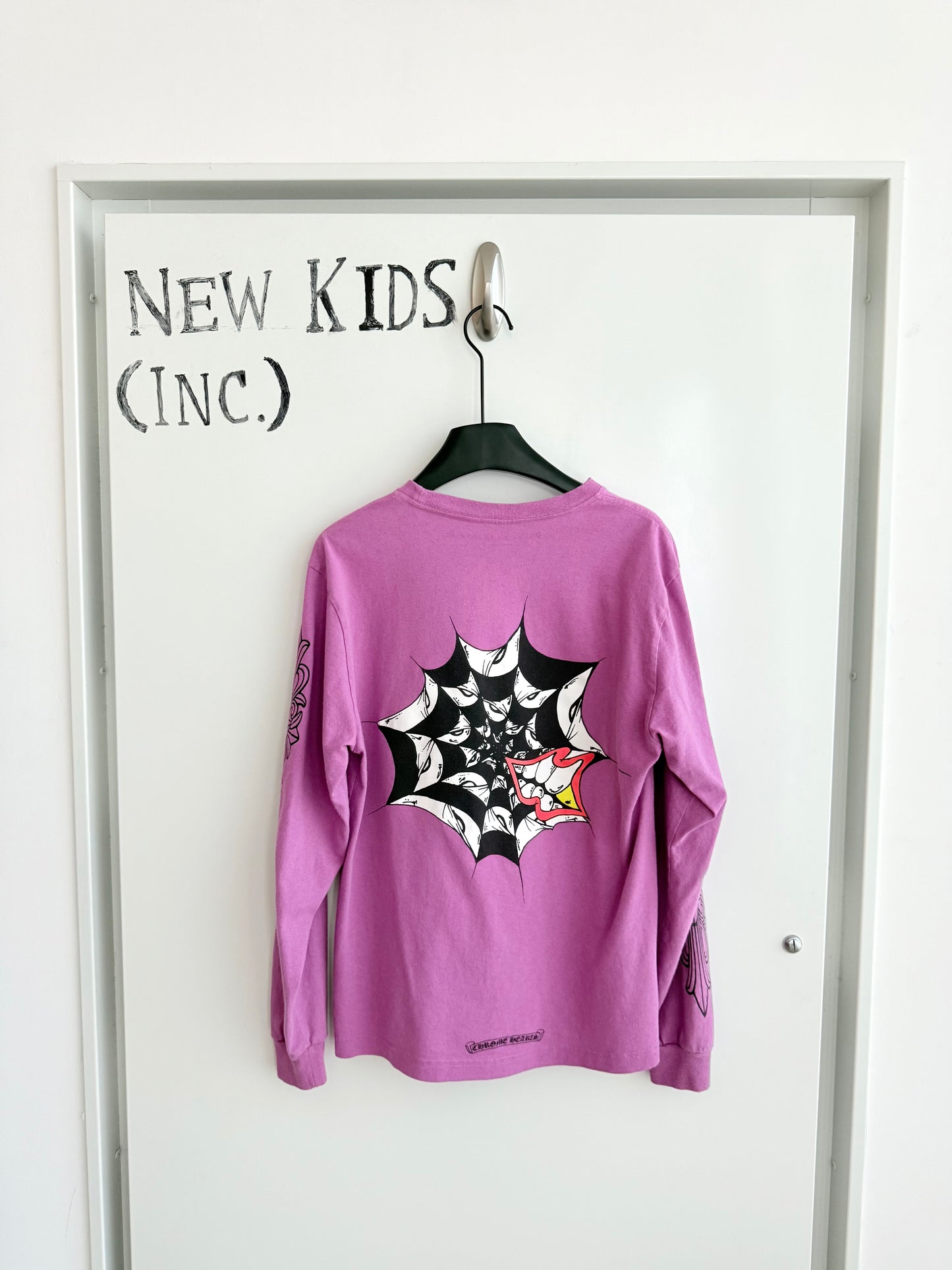 Chrome Hearts Matty boy Spider Web Long Slevees Shirt
