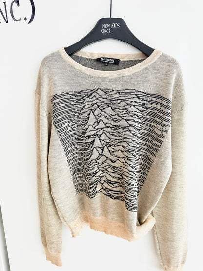 Raf Simons Closer Unknown Pleasures Sweater