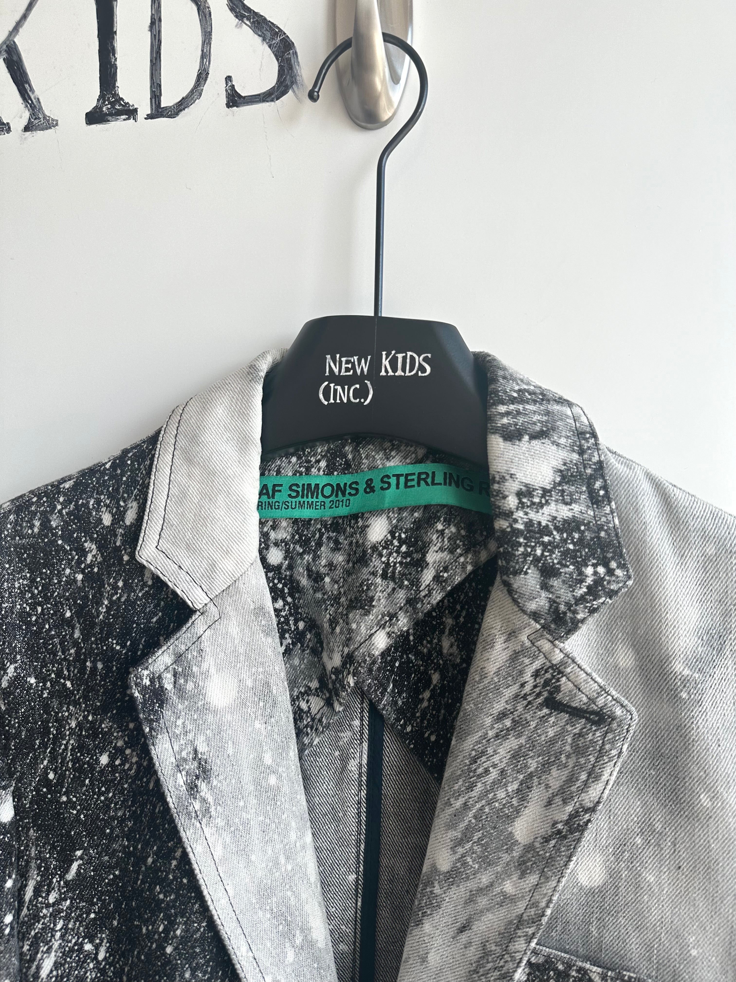 Raf Simons x Sterling Ruby Grey crystal Blazer Jacket – NewKids(inc.)