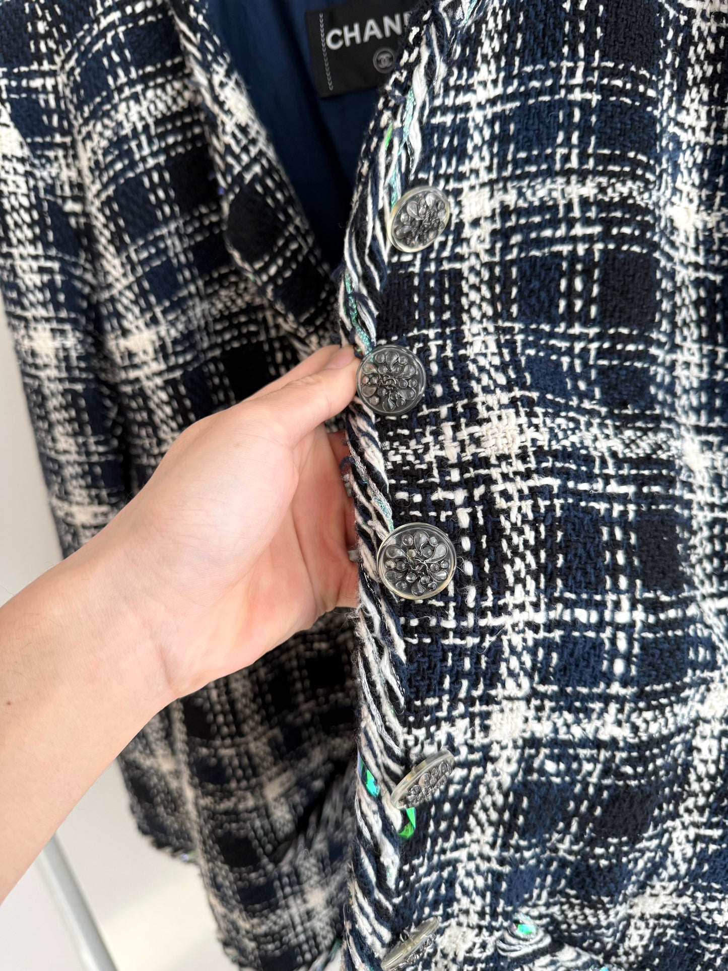 Chanel 18C Tweed Gripoix Jacket