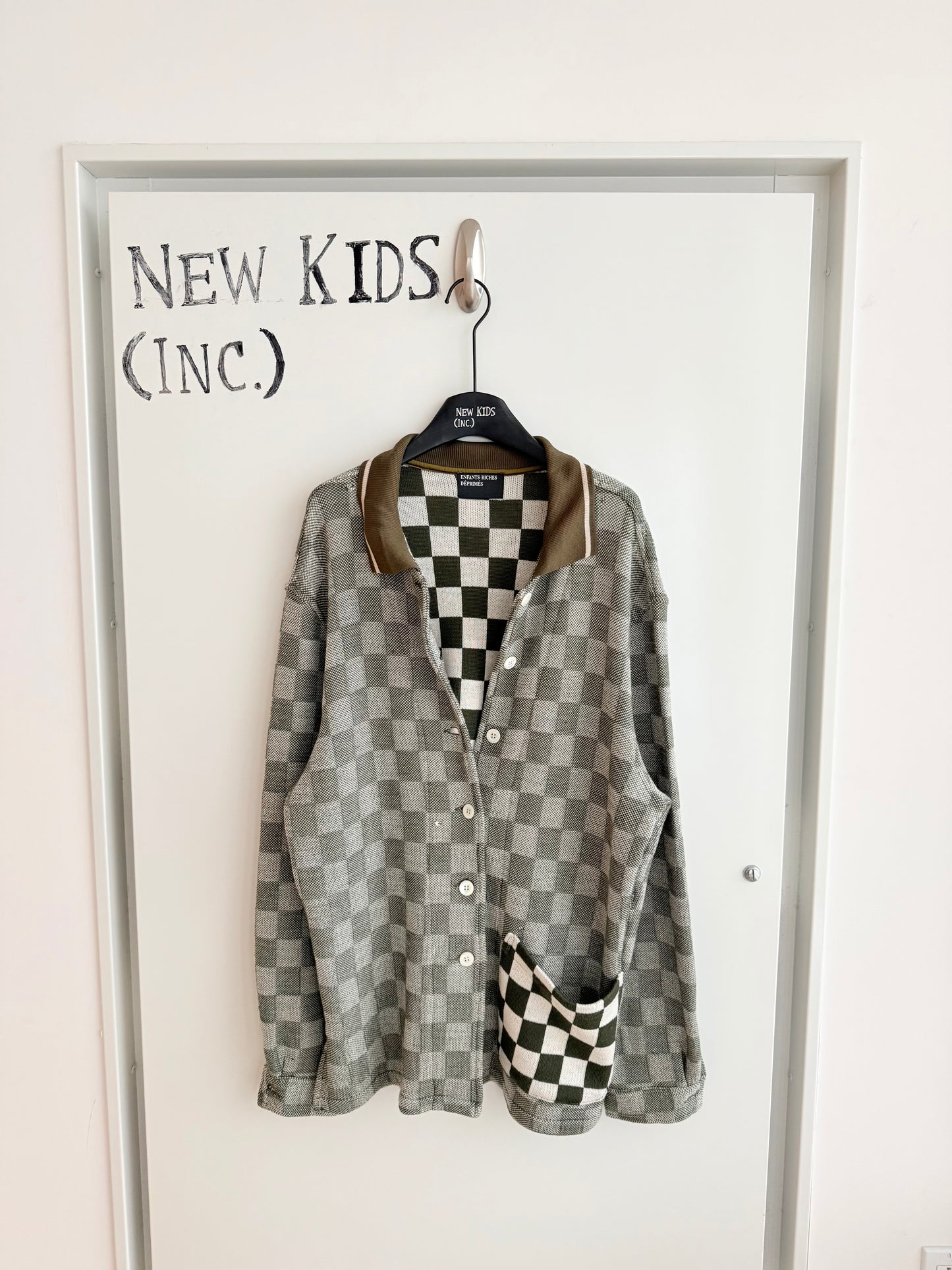 Enfants Riches Deprimes Checkered Wool Jacket