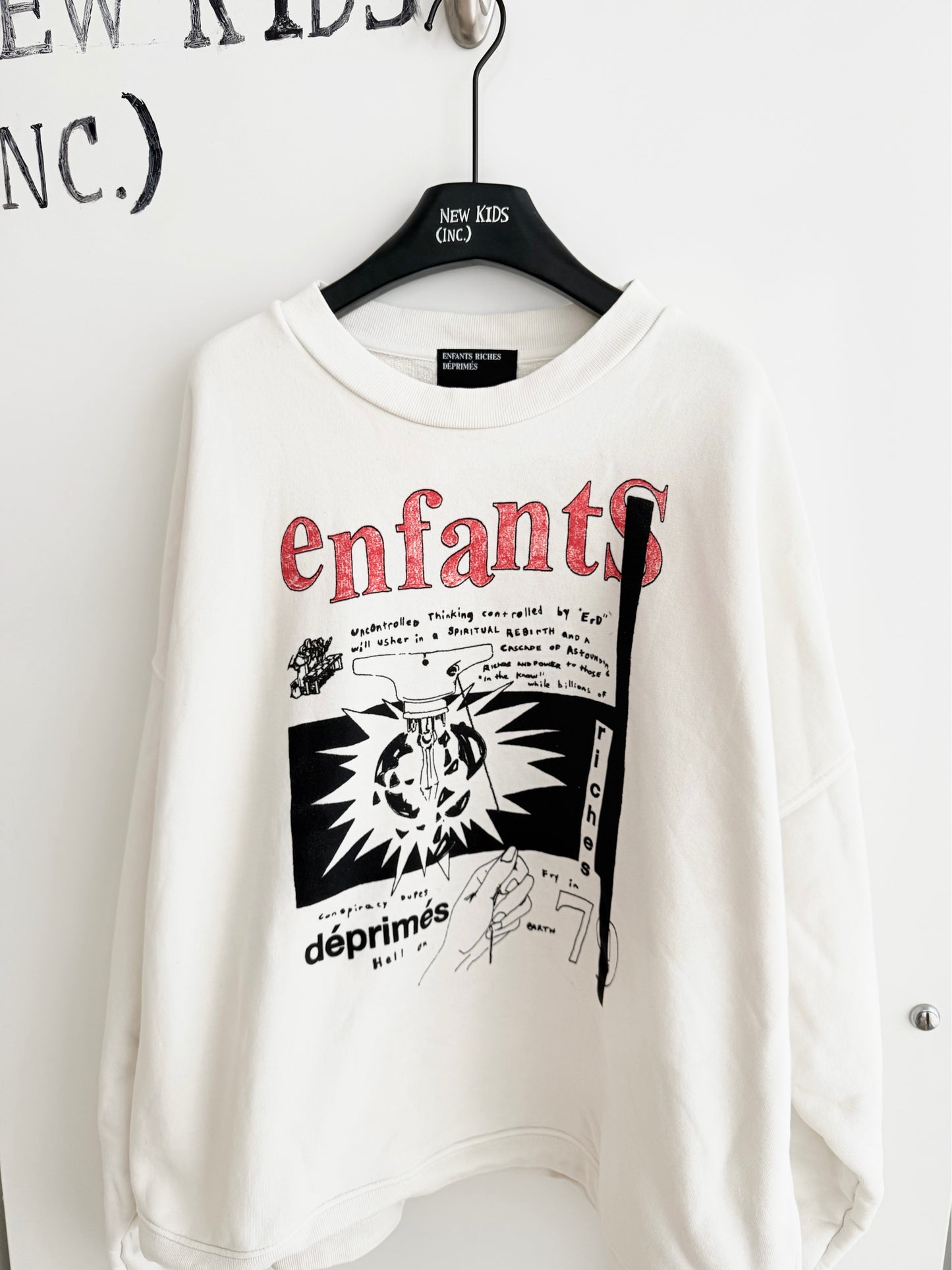 Enfants Riches Deprimes Subgenius Radio Crewneck Sweatshirt