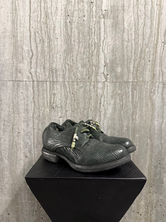 Carol Christian Poell Back Titanium Derby (Olive Green)