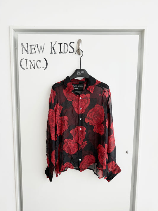 Enfants Riches Deprimes Silk Roses Shirt