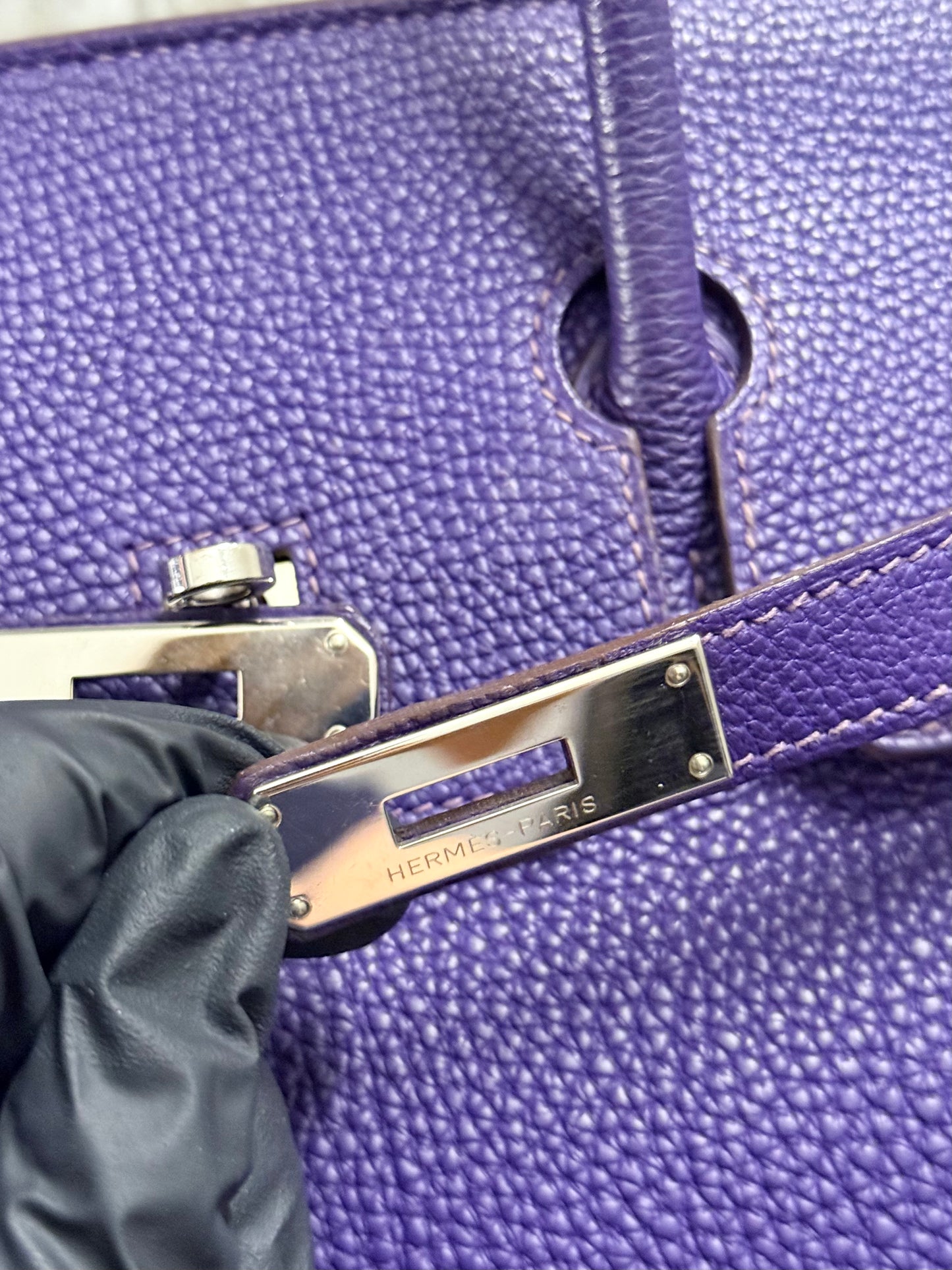 Hermes Togo Birkin 35 Iris