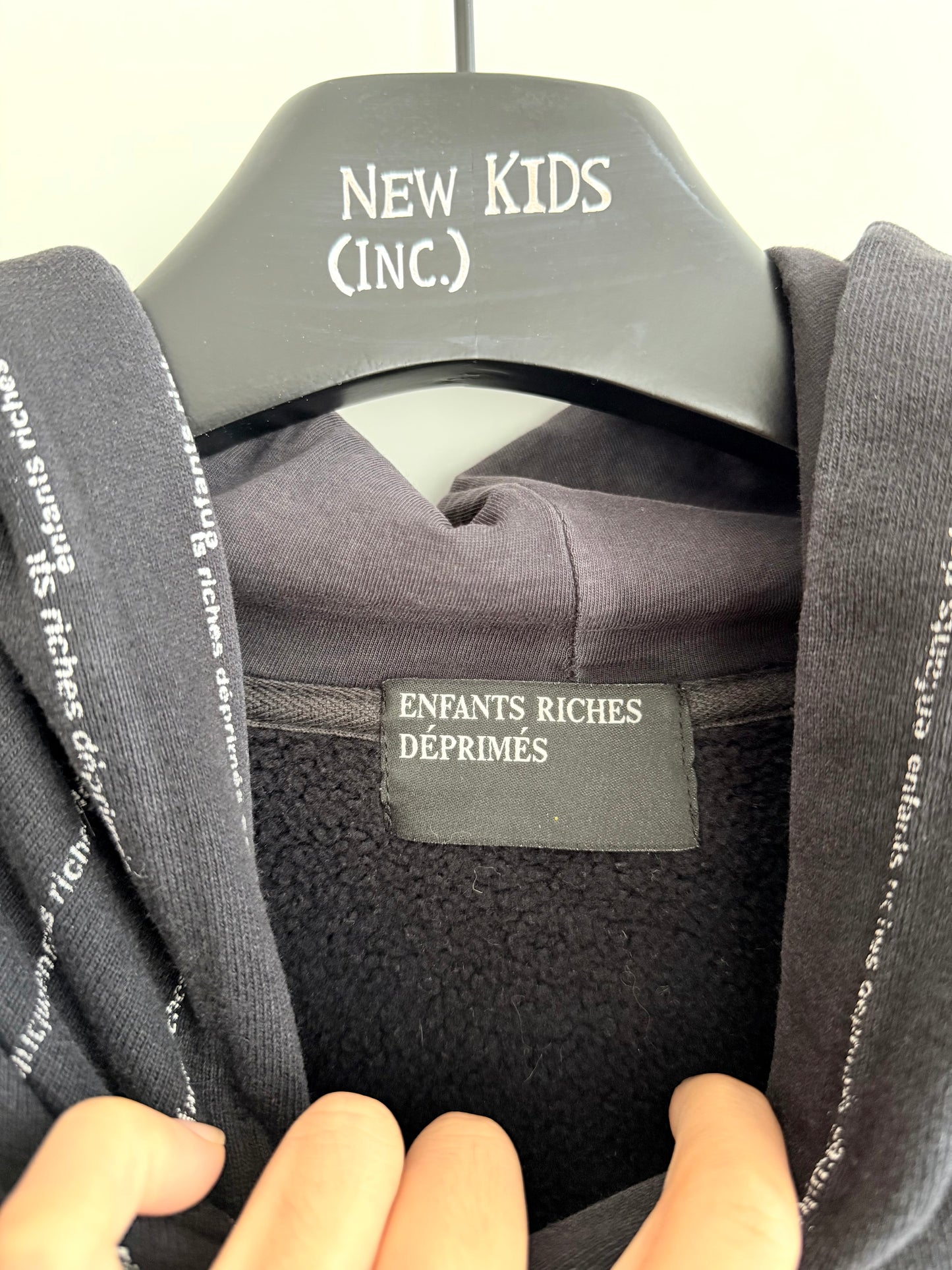 Enfants Riches Deprimes Striped Logo Hoodie