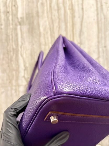 Hermes Togo Birkin 35 Iris