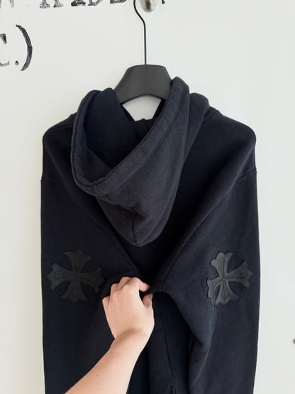 Chrome Hearts Triple Cross Patched Hoodie
