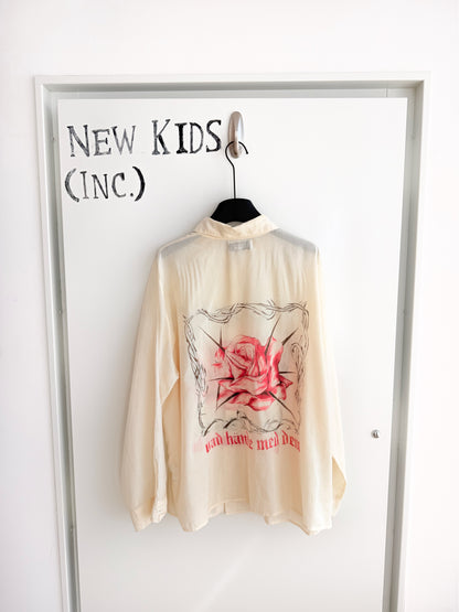 Enfants Riches Deprimes Roses Button Up Shirt