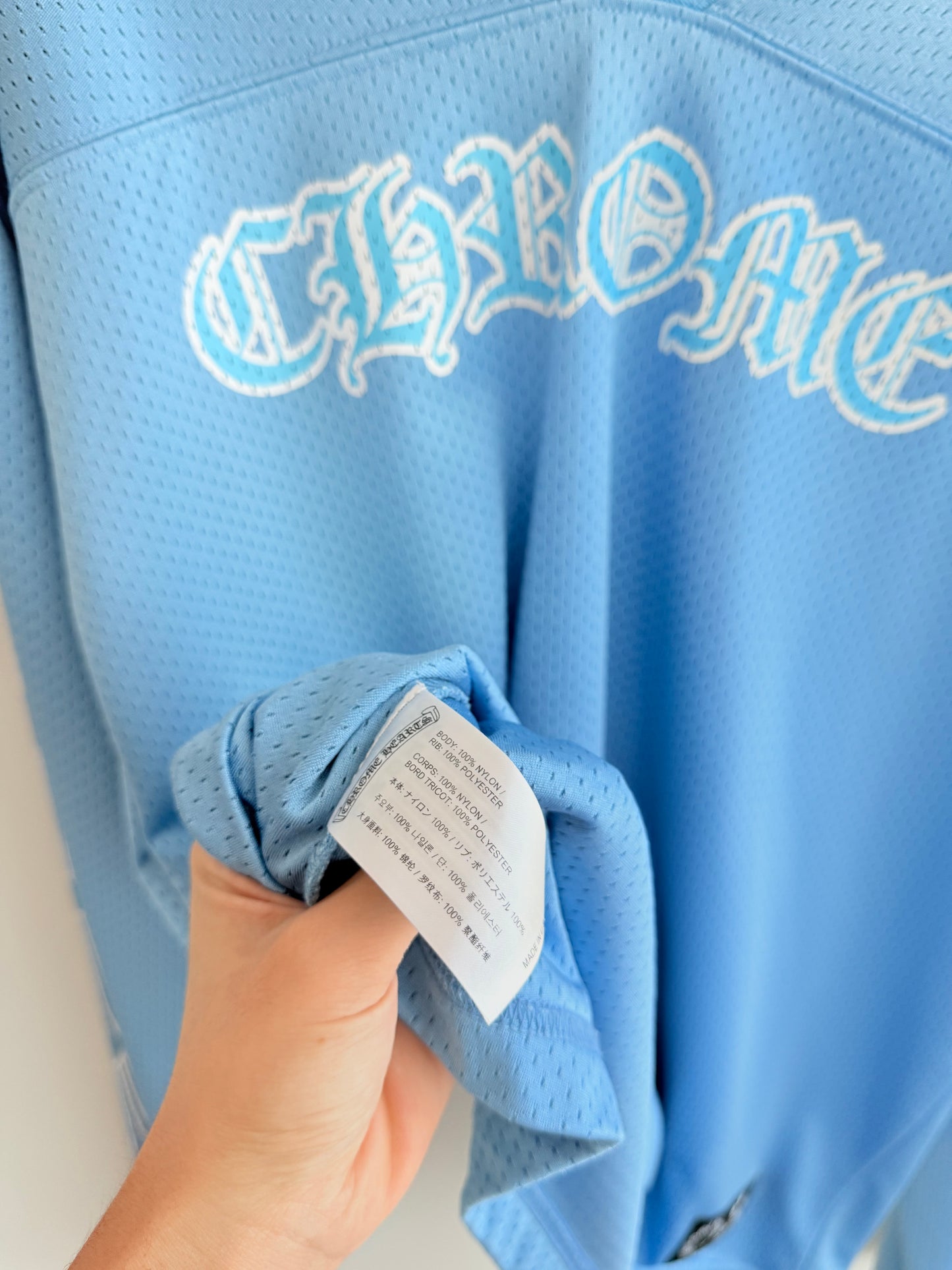 Chrome Hearts Blue Jersey Long Sleeves