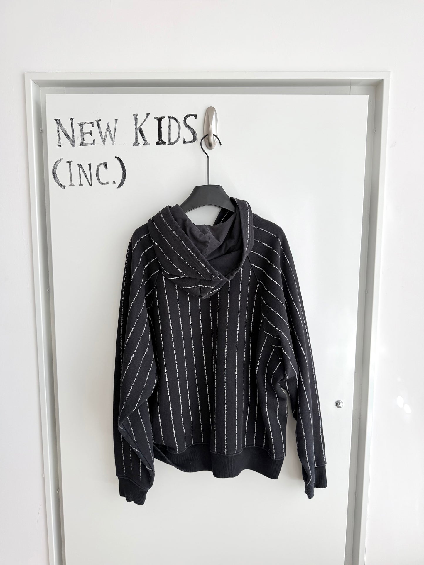 Enfants Riches Deprimes Striped Logo Hoodie