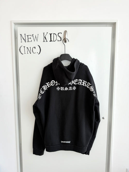 Chrome Hearts Scroll Zip Up Hoodie