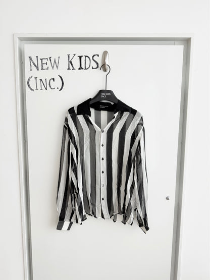 Enfants Riches Deprimes Silk Striped Shirt