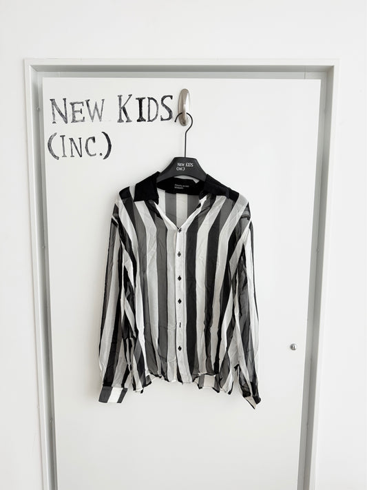 Enfants Riches Deprimes Silk Striped Shirt