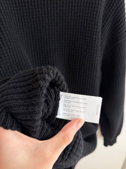 Chrome Hearts Waffle Cross Patch Cashmere Knit