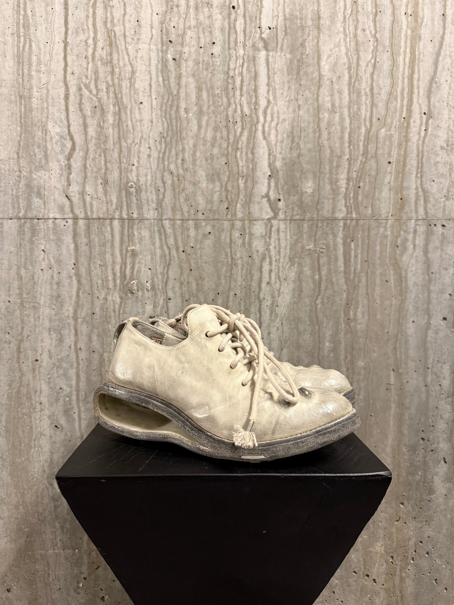 Carol Christian Poell Titanium U-Sole Derby(Stone Gray)