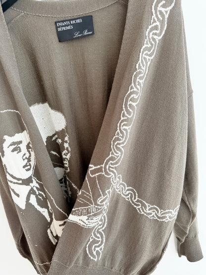 Enfants Riches Deprimes Loro Piana Chain Cardigan