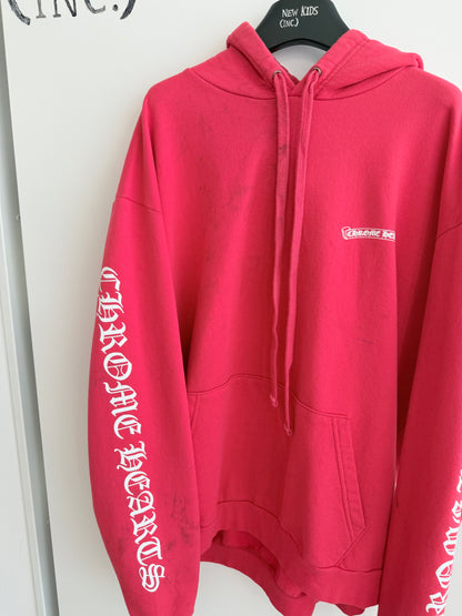 Chrome Hearts Red Scroll hoodie