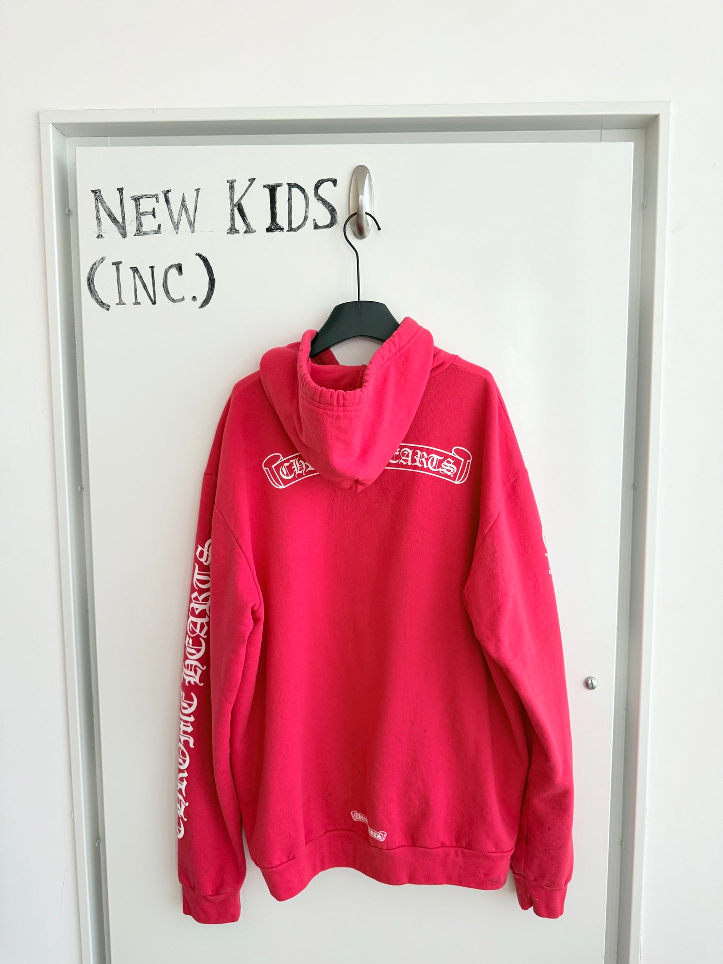 Chrome Hearts Red Scroll hoodie