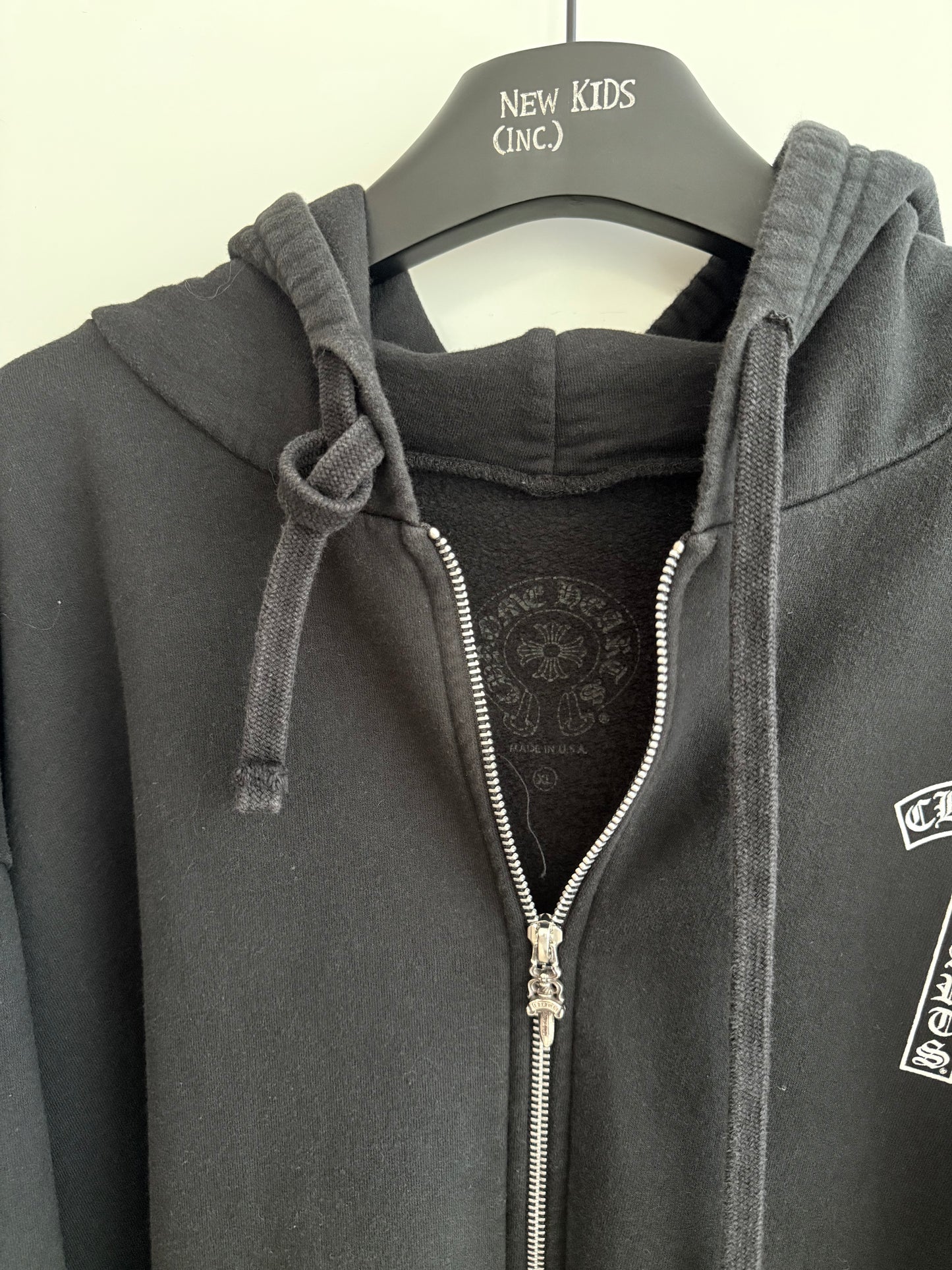 Chrome Hearts Scroll Zip Up Hoodie