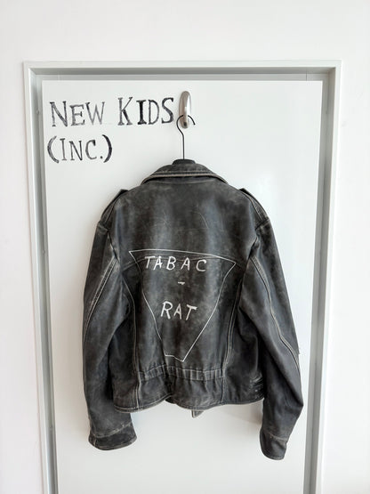 Enfants Riches Deprimes Tabac Rat Biker Leather Jacket