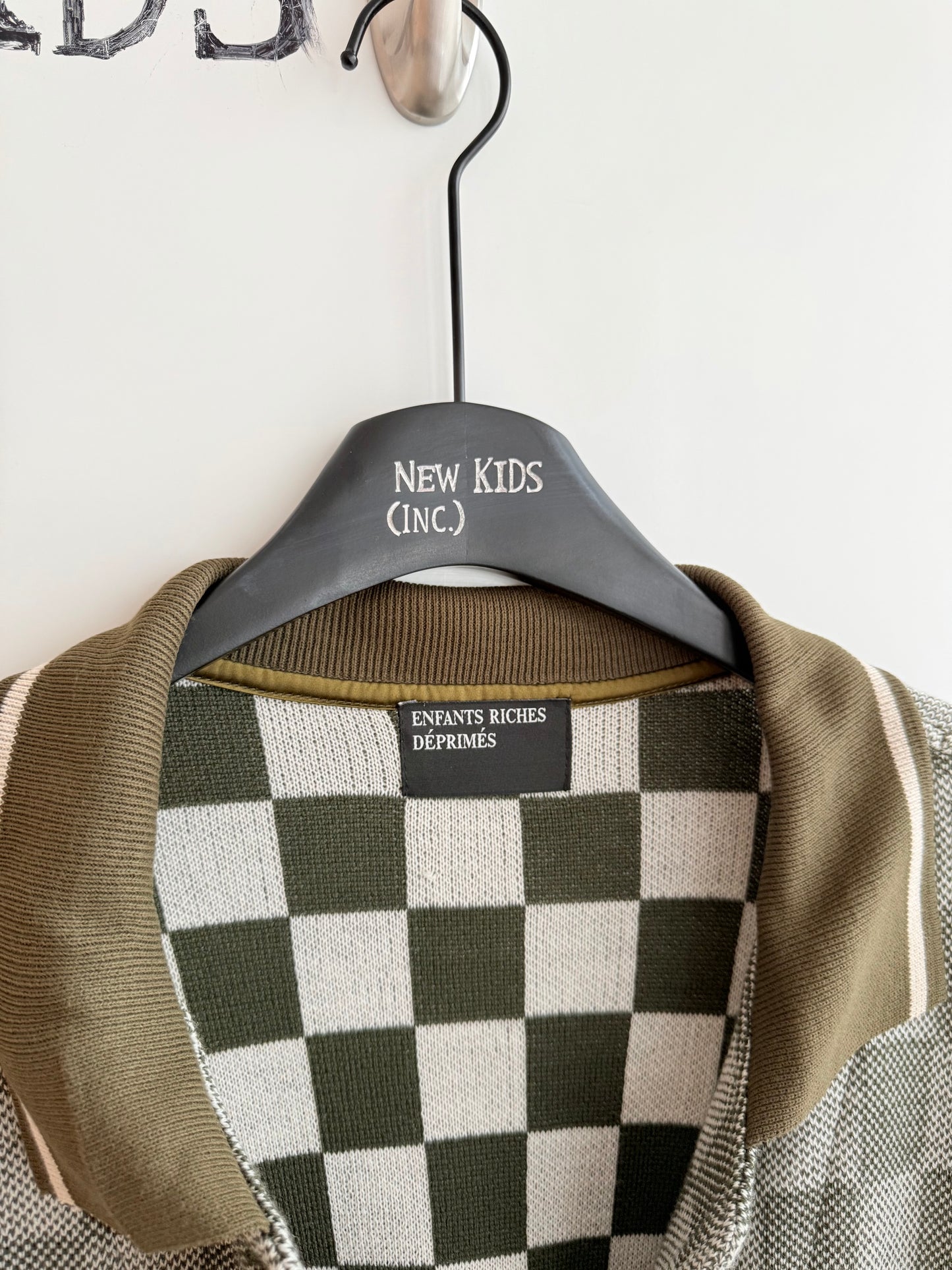 Enfants Riches Deprimes Checkered Wool Jacket