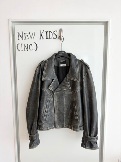 Enfants Riches Deprimes Tabac Rat Biker Leather Jacket