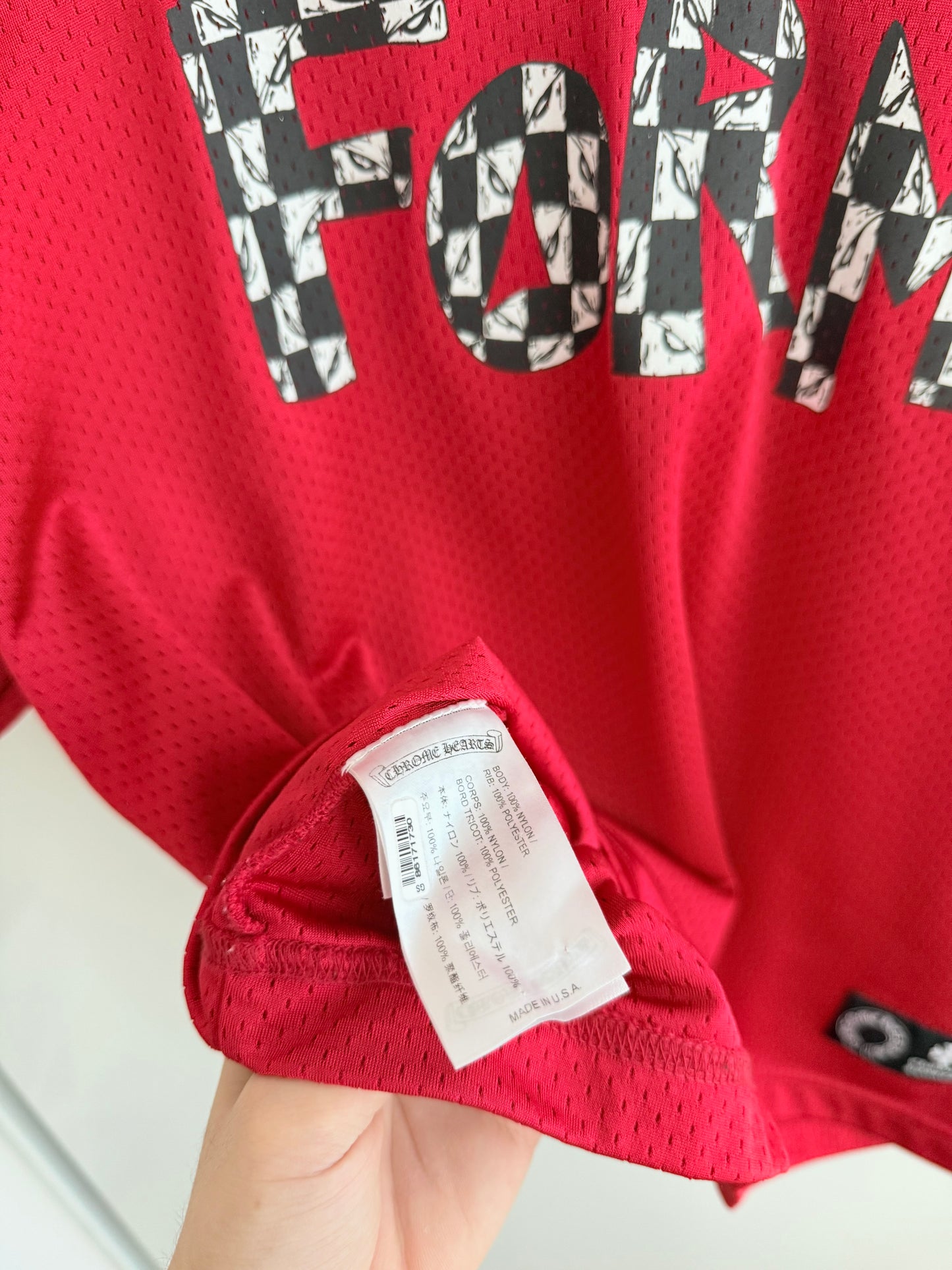 Chrome Hearts Matty boy Red Jersey T shirt