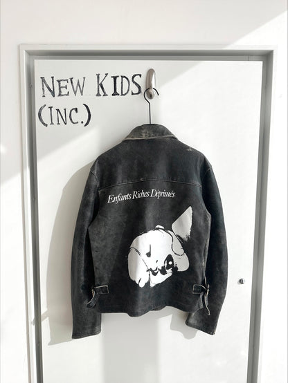 Enfants Riches Deprimes Sleep Sounds Leather Jacket