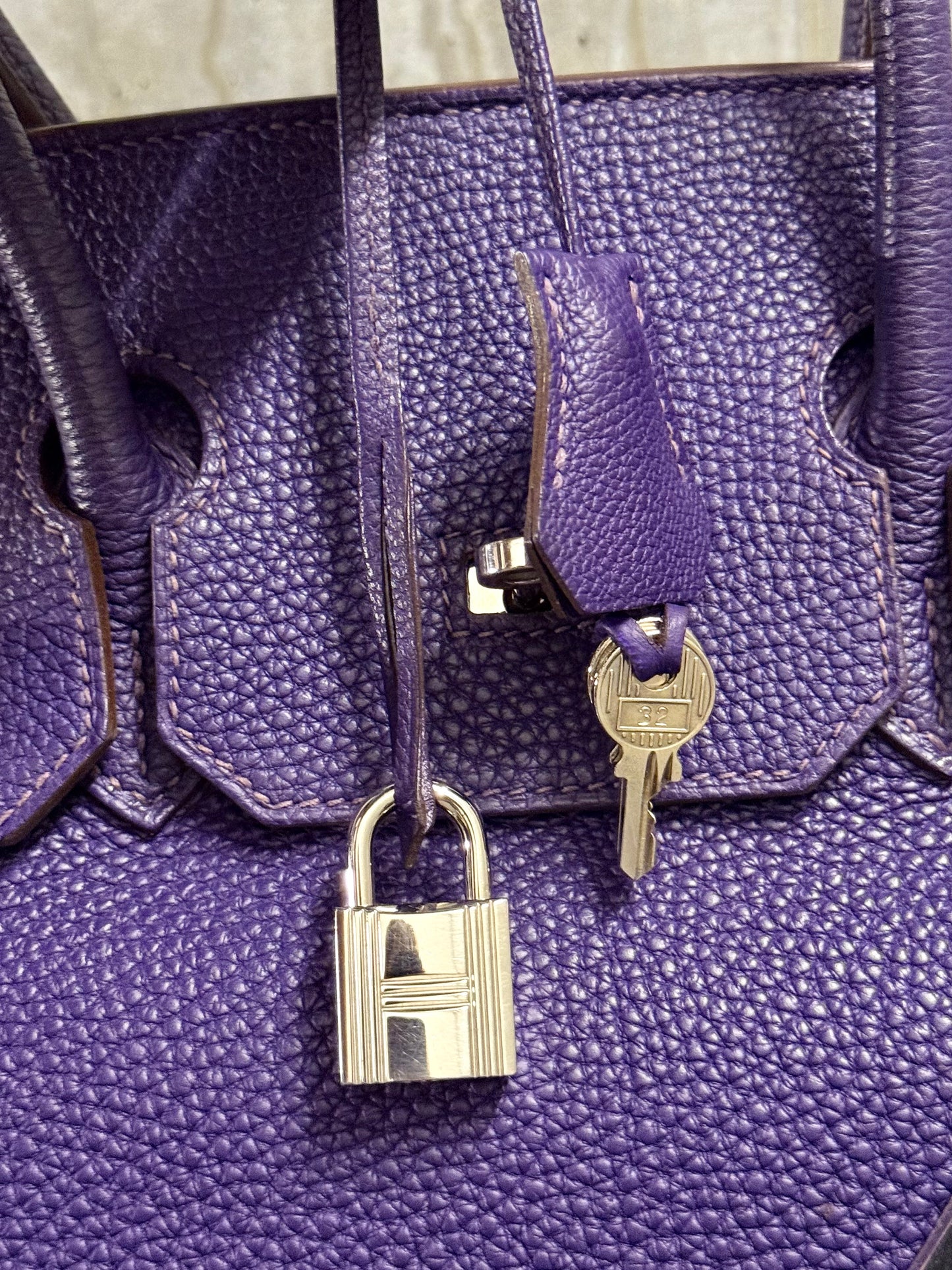 Hermes Togo Birkin 35 Iris