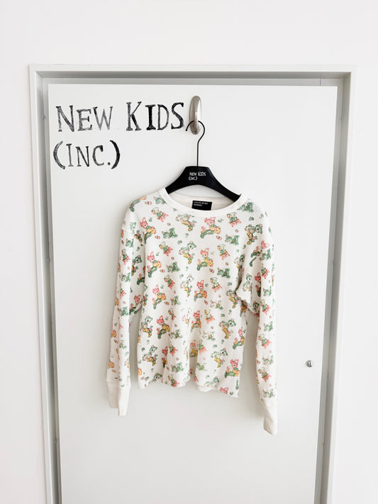Enfants Riches Deprimes Baby Print Waffle Long Sleeve