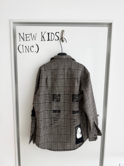 Enfants Riches Deprimes Austrian Holiday Patched Flannel Shirt