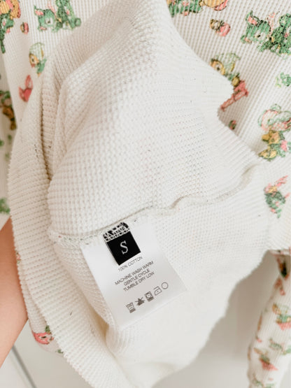 Enfants Riches Deprimes Baby Print Waffle Long Sleeve