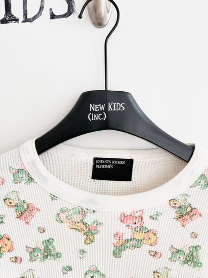 Enfants Riches Deprimes Baby Print Waffle Long Sleeve